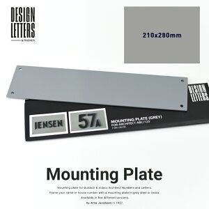 K̔X DESIGN LETTERS Architect Letters Numbers fBXv[p Mounting Plate }EeBOv[g 210×280cmfUC^[Y Arne Jacobsen \D TC AlRuZ GNXeA