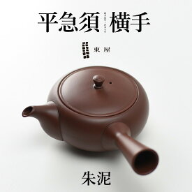 【1万円以上で茶葉プレ】東屋・あづまや 平急須 横手 《朱泥 しゅでい》AZTK00114茶 湯呑 茶葉 ティーポット 茶器 猿山修