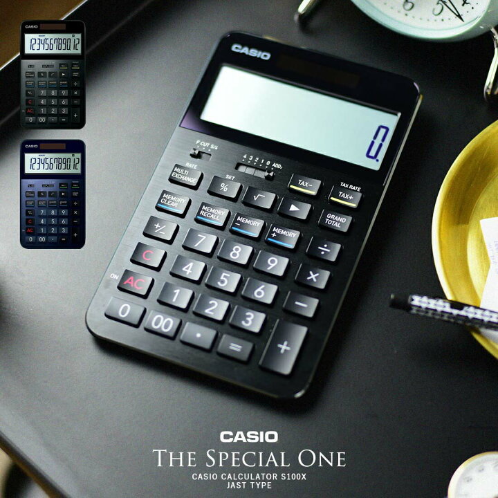 年末処分価格】CASIO CALCULATOR S100 ブラック 生産完了品 楽天市場 
