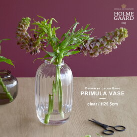 HOLMEGAARD ホルムガード　Primula Vase clear H25,5 プリムラ　フラワーベース花器 ポット ガラス 花瓶 北欧