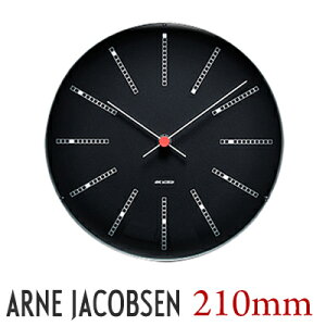y|tbNv[gzAJNbN BANKERS oJ[Y BLACK 210mm 43636 WALL CLOCK AlERuZ ARNE JACOBSENǊ|v v EHb` WATCH k f}[N [[_[ AlRuZ