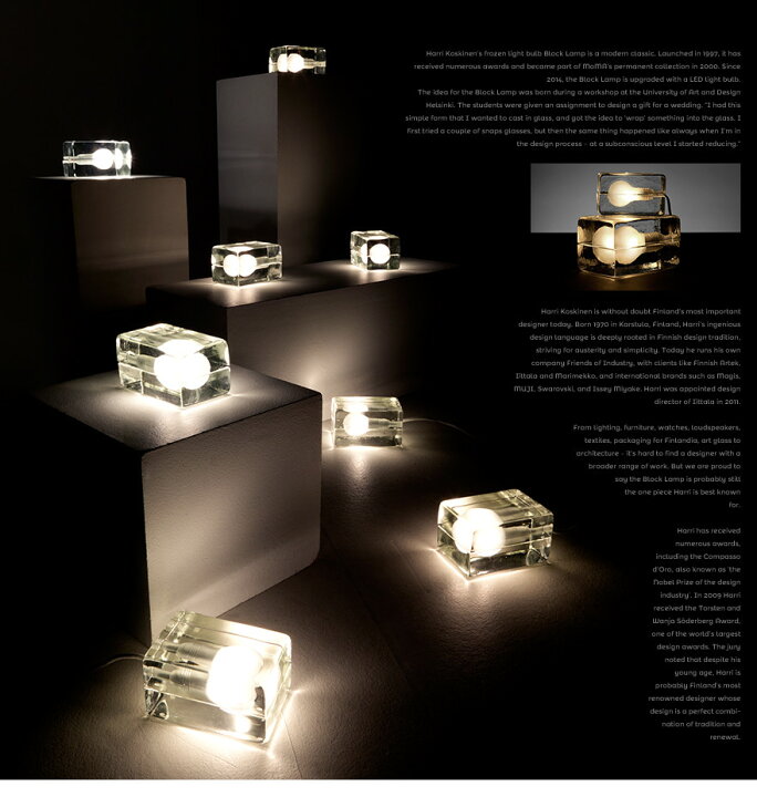 楽天市場】Design House Stockholm ブロックランプ ミニ Block Lamp 