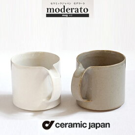 ceramic japan　モデラート mug マグ 250ml moderato 　セラミック・ジャパンカフェ/コーヒー/ブランチ/来客/陶器/磁器/荻野克彦
