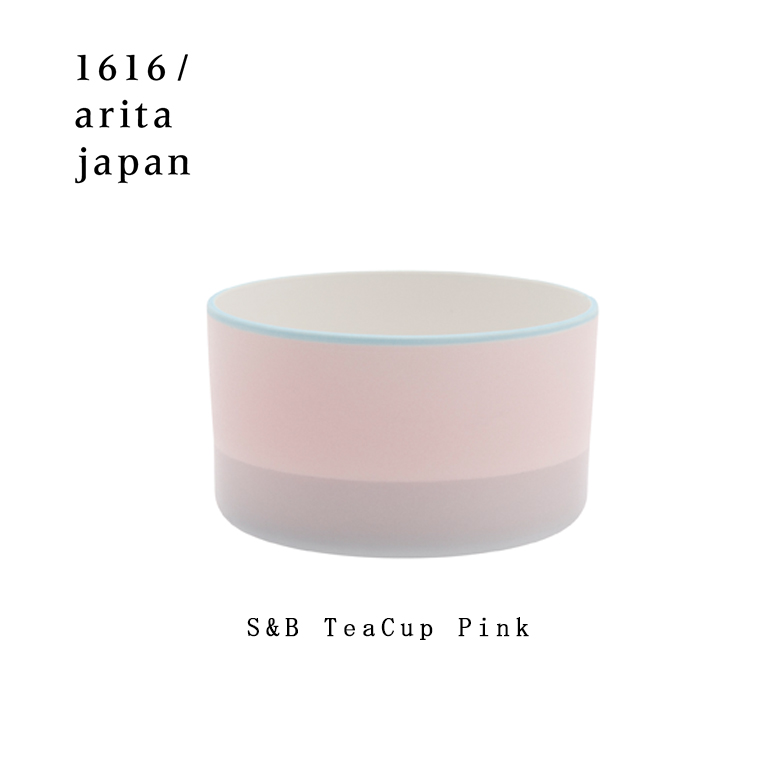 これからの未来に寄り添う 新しい器のシリーズ 有田焼 磁器 1616 arita japan SB 2021人気特価 TeaCup Pink 皿 96％以上節約 バーイングス スタンダード 百田陶園 ショルテン standard TYパレス ピンク plate ティーカップ