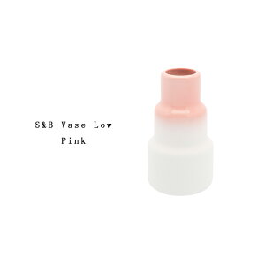 Lc  1616 arita japan S&B Vase Low Pink S&Bx[XLowsN Ve  o[COX fUCS&B ԕr TYpX Sc
