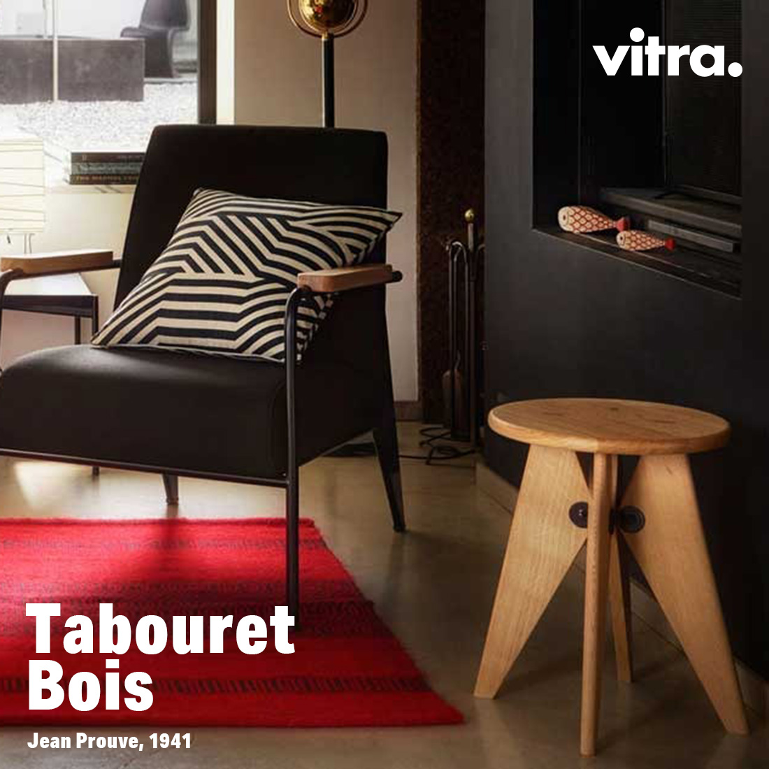 安い 激安 プチプラ 高品質 日時指定 正規代理店品 数々の名作を生み出している世界を代表する家具ブランド Vitra ヴィトラ Tabouret Solvay サイドテーブル イス ダブレソルベイ Prouve 椅子 スツールJean