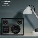TRANSPARENT SPEAKER トランスペアレント スピーカー bluetooth Bluetoothスピーカー ポータブルスピーカー ブラック …