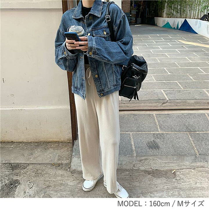 楽天市場 デニムジャケット ｇジャン アウター レディース メンズ ユニセックス 袖バルーン ジャケット ジャンパー 送料無料 Jk148 Uricca ウリッカ By Shiny Mart
