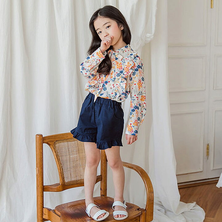 楽天市場 キッズ商品まとめ買いで10 Off 韓国子供服 ハーフパンツ ガールズ フリル 短パン カジュアル 可愛い 無地 Miniroi ミニロイ ゆうパケット送料無料 郵2 140 990均一 Uricca ウリッカ By Shiny Mart