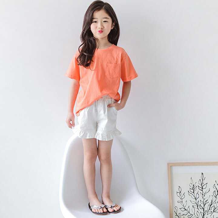 楽天市場 キッズ商品まとめ買いで10 Off 韓国子供服 ハーフパンツ ガールズ フリル 短パン カジュアル 可愛い 無地 Miniroi ミニロイ ゆうパケット送料無料 郵2 140 990均一 Uricca ウリッカ By Shiny Mart