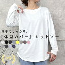 【7/16限定！1点でも全品半額！】 【1990円！クーポンで！】 【楽天1位】カットソー 長袖 レディース トップス ロンt オーバーサイズ 無地 重ね着 シンプル クルーネック (送料無料)[郵2]^t778^