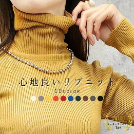 【96H！60％OFF→1996円！クーポンで】 セーター ニット レディース 秋 冬 黒 おしゃれ タートルネック ハイネック 長袖 トップス リブ ボーダー 柄 [郵3]^t1067^