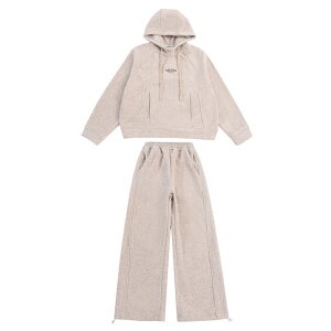 子供服 裏起毛 ジャージ 女の子 2点セット 秋冬 裏ボア 厚手 上下セット フード付き パーカー ワイドパンツ キッズ パンツセット ガールズ スポーツウェア ゆったり 普段着 保温 防寒 韓国風