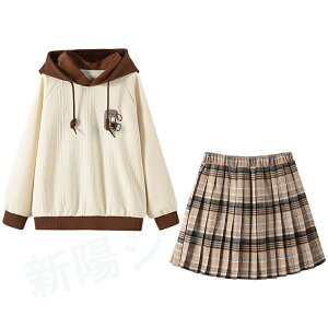 ̎q ZbgAbv p[J[ XJ[g 2_Zbg t[ht W[W ㉺Zbg q ZbgAbv m  XEFbg gbvX `FbN v[cXJ[g 120-170cm