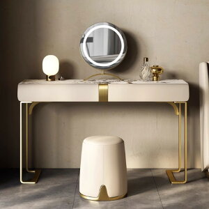 ドレッサー セラミック天板 北欧風 化粧台 90cm 大理石調 引き出し収納付き 鏡台 かわいい ドレッサーデスク 110 130cm 化粧品収納 おしゃれ 化粧テーブル メイク台 ホワイト コールド 白 グレー