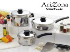 【VitaCraft Arizona】ビタクラフト アリゾナ 片手鍋14cm 1.2L No.8544【IH・ガス対応】