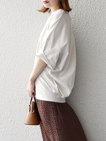 【SALE／50%OFF】フルテクトオーバーTee SHIPS WOMEN シップス トップス カットソー・Tシャツ ホワイト ブラック ピンク【RBA_E】【送料無料】[Rakuten Fashion]