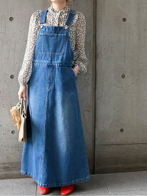 【SALE／30%OFF】SHIPS any:＜ウォッシャブル＞フレア ジャンパースカート[SHIPS any DENIM] SHIPS any シップス ワンピース・ドレス ジャンパースカート ブルー ホワイト【RBA_E】【送料無料】[Rakuten Fashion]