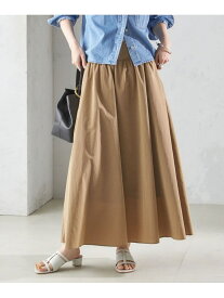 【SALE／50%OFF】＜洗濯機可能＞LIMONTA EAST ビンテージ タフタ ギャザー スカート SHIPS WOMEN シップス スカート ミディアムスカート ベージュ ネイビー【RBA_E】【送料無料】[Rakuten Fashion]