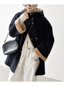 【SALE／10%OFF】《一部追加予約》SHIPS any: リバー フーデッド Aライン ミドル コート SHIPS any シップス ジャケット・アウター その他のジャケット・アウター ブラウン ブラック レッド【RBA_E】【先行予約】*【送料無料】[Rakuten Fashion]