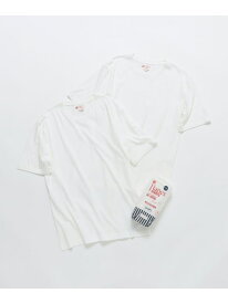 HANES*SHIPS: 別注New Japan Fit 2P パック Tシャツ(2枚組) SHIPS MEN シップス トップス カットソー・Tシャツ ホワイト[Rakuten Fashion]