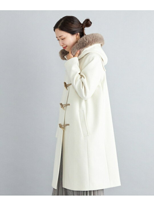 楽天市場】【SALE／50%OFF】ウールカシミヤメルトンダッフルコート 
