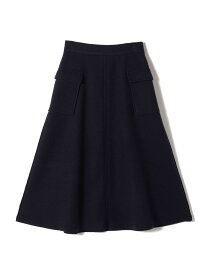 【SALE／60%OFF】SHIPS Colors:＜手洗い可能＞ジャージーメルトン ポケット フレア スカート SHIPS Colors シップス スカート ミディアムスカート ブラウン ネイビー【RBA_E】[Rakuten Fashion]