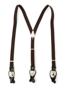 ALBERT THURSTON: 2.5cm �w�����{�[�� �T�X�y���_�[ SHIPS MEN �V�b�v�X �t�@�b�V�����G�� �T�X�y���_�[ �u���E�� �u���b�N �l�C�r�[ �u���[�y���������z[Rakuten Fashion]