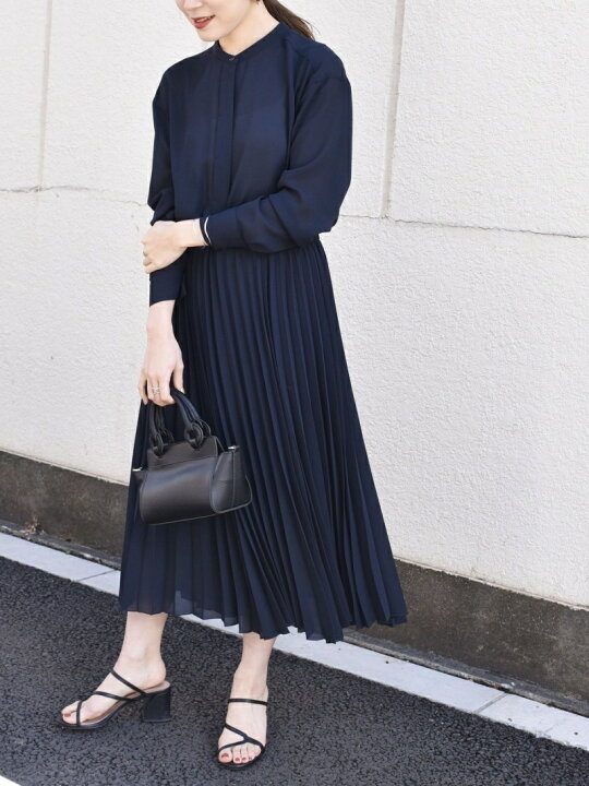 楽天市場】【SALE／50%OFF】プリーツコンビワンピース◇ SHIPS WOMEN 