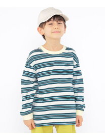 【SALE／40%OFF】SHIPS KIDS:100~130cm / マルチ ボーダー 長袖 TEE SHIPS KIDS シップス トップス カットソー・Tシャツ ベージュ ホワイト【RBA_E】[Rakuten Fashion]
