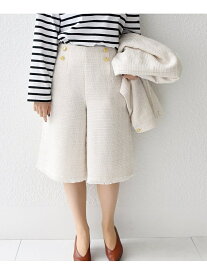 【SALE／70%OFF】SHIPS any: スラブ ツイード ハーフパンツ[NAVY BLUE] SHIPS any シップス パンツ その他のパンツ ホワイト ネイビー【RBA_E】[Rakuten Fashion]