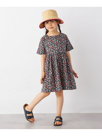 【SALE／30%OFF】SHIPS any: フラワー プリント 2WAY ワンピース ◇ SHIPS any シップス ワンピース・ドレス ワンピース ネイビー ブラウン【RBA_E】[Rakuten Fashion]