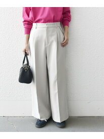 【SALE／55%OFF】SHIPS any:＜洗濯機可能＞ダブルクロス クロップド ワイド パンツ [NAVY BLUE] SHIPS any シップス パンツ その他のパンツ ベージュ ネイビー【RBA_E】【送料無料】[Rakuten Fashion]