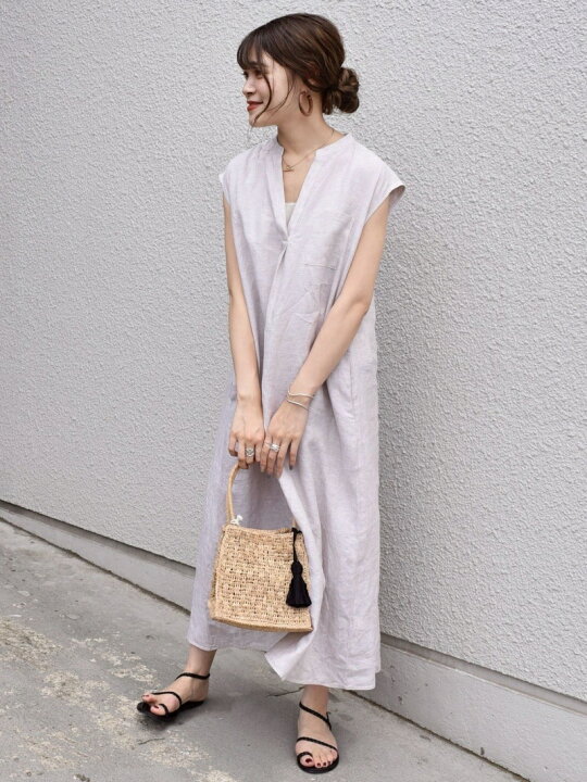 楽天市場】【SALE／30%OFF】リネンノースリーブワンピース SHIPS WOMEN 