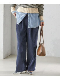 【SALE／60%OFF】＜洗濯機可能＞コーデュロイ 2タック パンツ SHIPS WOMEN シップス パンツ その他のパンツ ネイビー グレー ホワイト【RBA_E】【送料無料】[Rakuten Fashion]