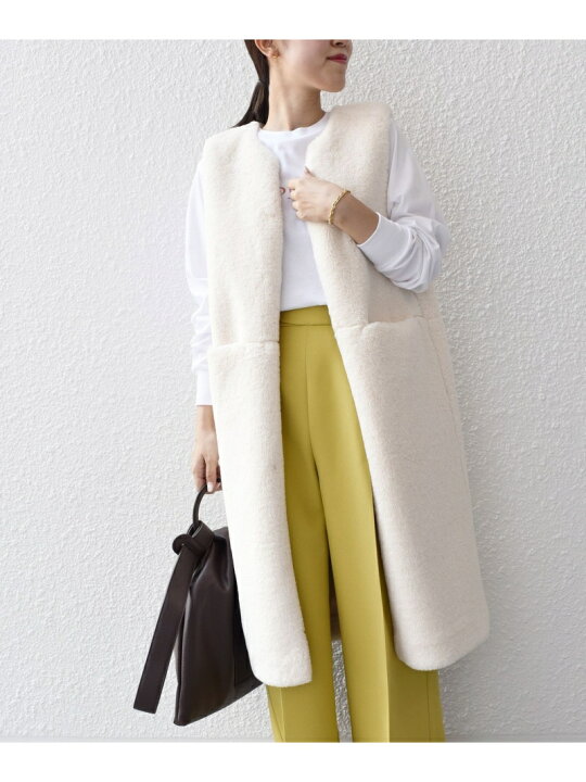 楽天市場】【SALE／50%OFF】*ウールライクロングファージレ◇ SHIPS 