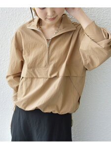 �ySALE�^60%OFF�z����􂢉\���n�[�t �W�b�v �A�m���b�N SHIPS WOMEN �V�b�v�X �����E�X�C���O�b�Y ���b�V���K�[�h �u���E�� �O���[�yRBA_E�z�y���������z[Rakuten Fashion]