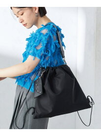 【SALE／50%OFF】MILOS:2WAY ナイロン ショルダーバッグ SHIPS WOMEN シップス バッグ ショルダーバッグ ネイビー ブラック【RBA_E】【送料無料】[Rakuten Fashion]