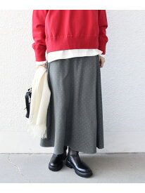 【SALE／60%OFF】SHIPS Colors:＜手洗い可能＞グリッタードット フレアスカート SHIPS Colors シップス スカート ロング・マキシスカート ネイビー ブラウン グレー【RBA_E】[Rakuten Fashion]