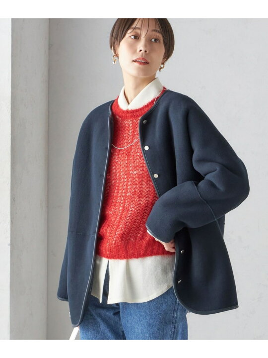 楽天市場】【SALE／40%OFF】＜手洗い可能＞リバーシブル ボア 