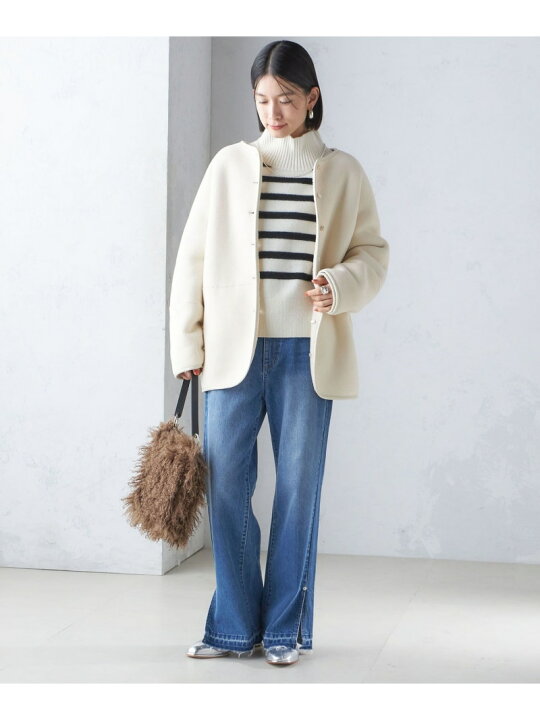 楽天市場】【SALE／40%OFF】＜手洗い可能＞リバーシブル ボア 