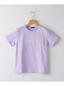 SHIPS KIDS:80~90cm / SHIPS ロゴ TEE SHIPS KIDS シップス トップス カットソー・Tシャツ ホワイト ピンク ブルー ネイビー パープル[Rakuten Fashion]