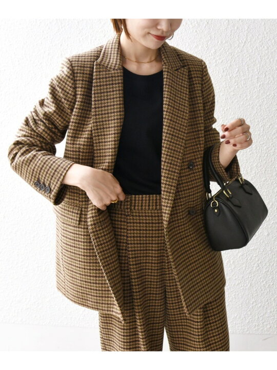 楽天市場】【SALE／30%OFF】SHIPS any: cafissi ハウンドトゥース 