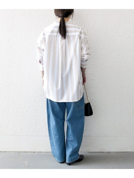 楽天市場】SHIPS any:＜洗濯機可能＞REPREVE バンド カラー シャツ 