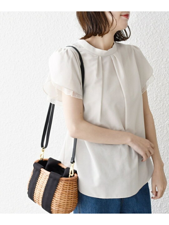 楽天市場】【SALE／30%OFF】*＜手洗い可能＞チューリップスリーブ 