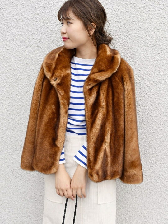 楽天市場】【SALE／70%OFF】Khaju:エコファーショートコート Khaju 