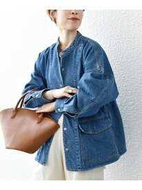 《追加予約》SHIPS any: デニム ワーク ジャケット[SHIPS any DENIM] SHIPS any シップス ジャケット・アウター デニムジャケット ブルー【先行予約】*【送料無料】[Rakuten Fashion]