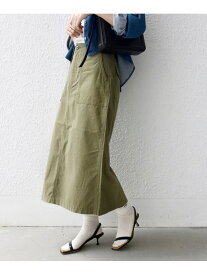 【SALE／50%OFF】【WEB限定】＜洗濯機可能＞ベイカー フレア スカート SHIPS WOMEN シップス スカート その他のスカート グリーン ベージュ【RBA_E】【送料無料】[Rakuten Fashion]