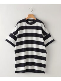 【SHIPS KIDS別注】THYARD:160~170cm / ワイド ボーダー TEE SHIPS KIDS シップス トップス カットソー・Tシャツ ネイビー ブラウン【送料無料】[Rakuten Fashion]