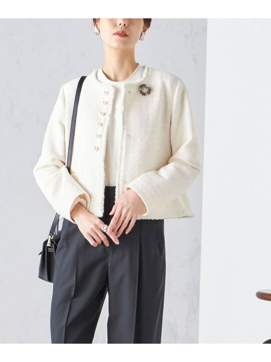 楽天市場】【SALE／40%OFF】＜セレモニー対応可＞スラブ ツイード ノー 